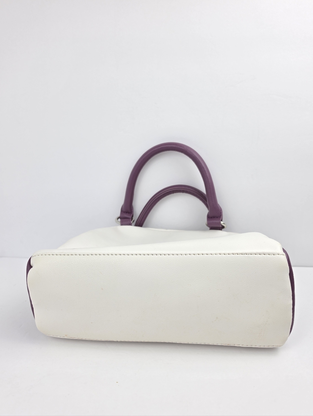 Star Princess Kids Handbag White Purple Mini Purse 10” Cute Girls Bag Pre-Owned - Picture 4 of 6